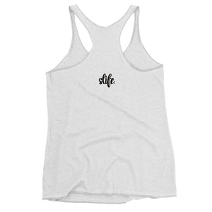 On My Gym S#!T Script Women's Racerback Tank